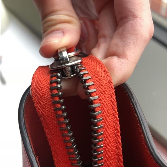 Celine Micro Red Luggage Tote - Picture 9 of 16